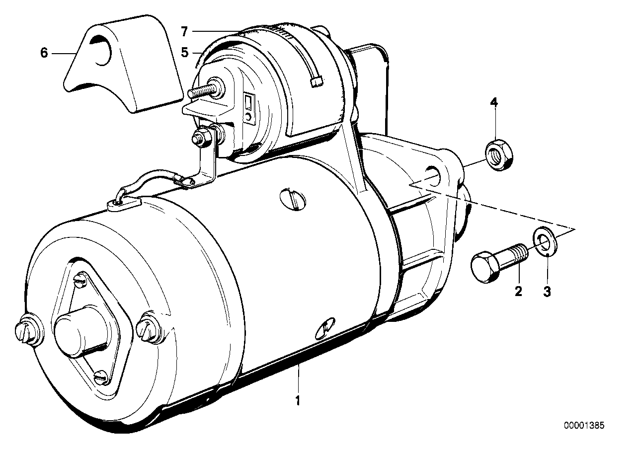 BMW 12 41 1 711 403 - Motor de arranque parts5.com