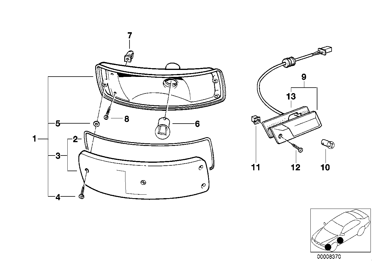 BMW 07 11 9 978 373 - Bulb, instrument lighting parts5.com