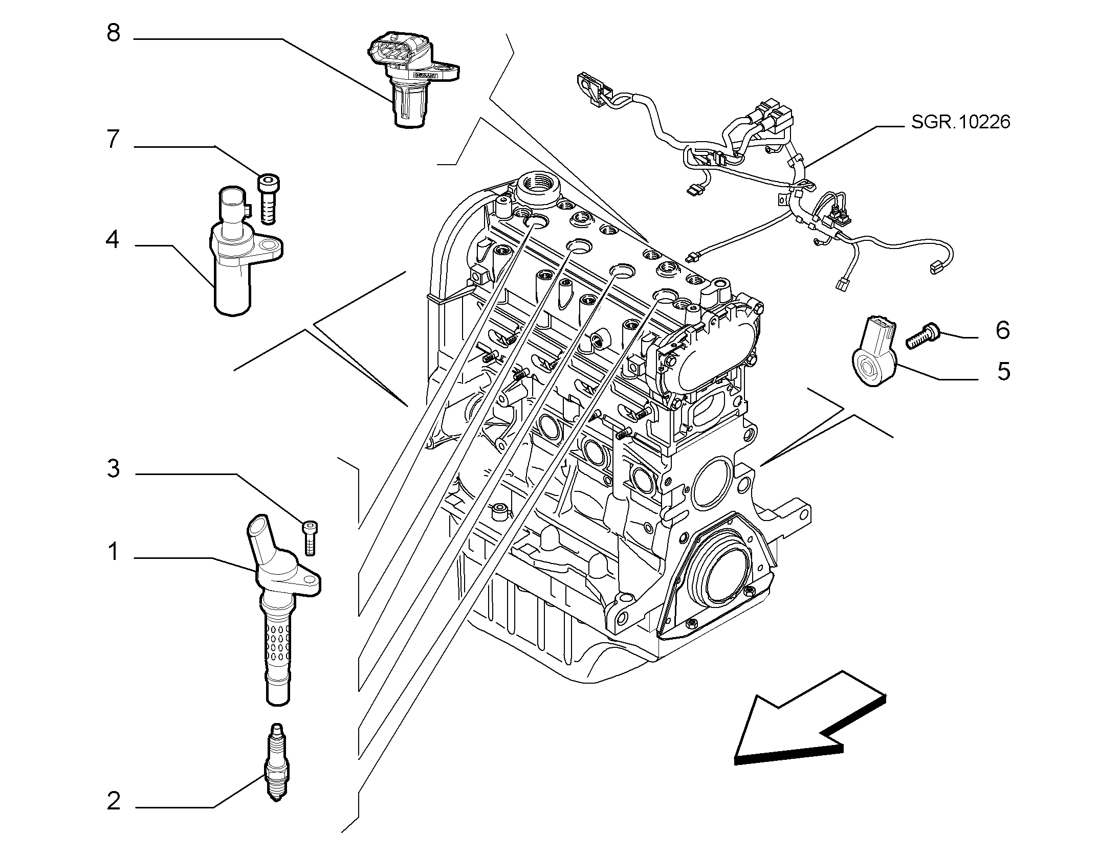 Lancia 55 21 06 85 - Свеча зажигания parts5.com