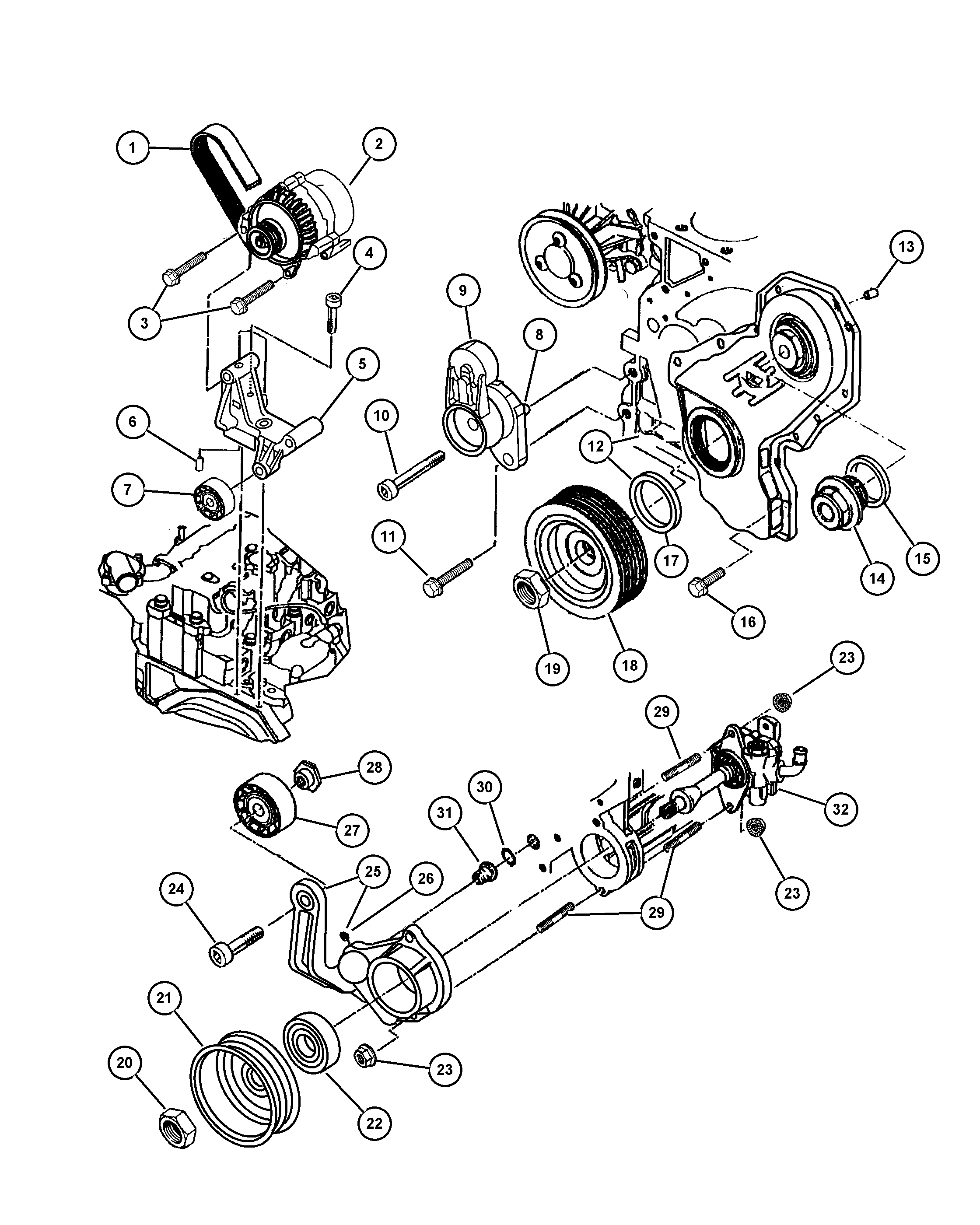 Chrysler 5015 593AA - Поликлиновой ремень parts5.com