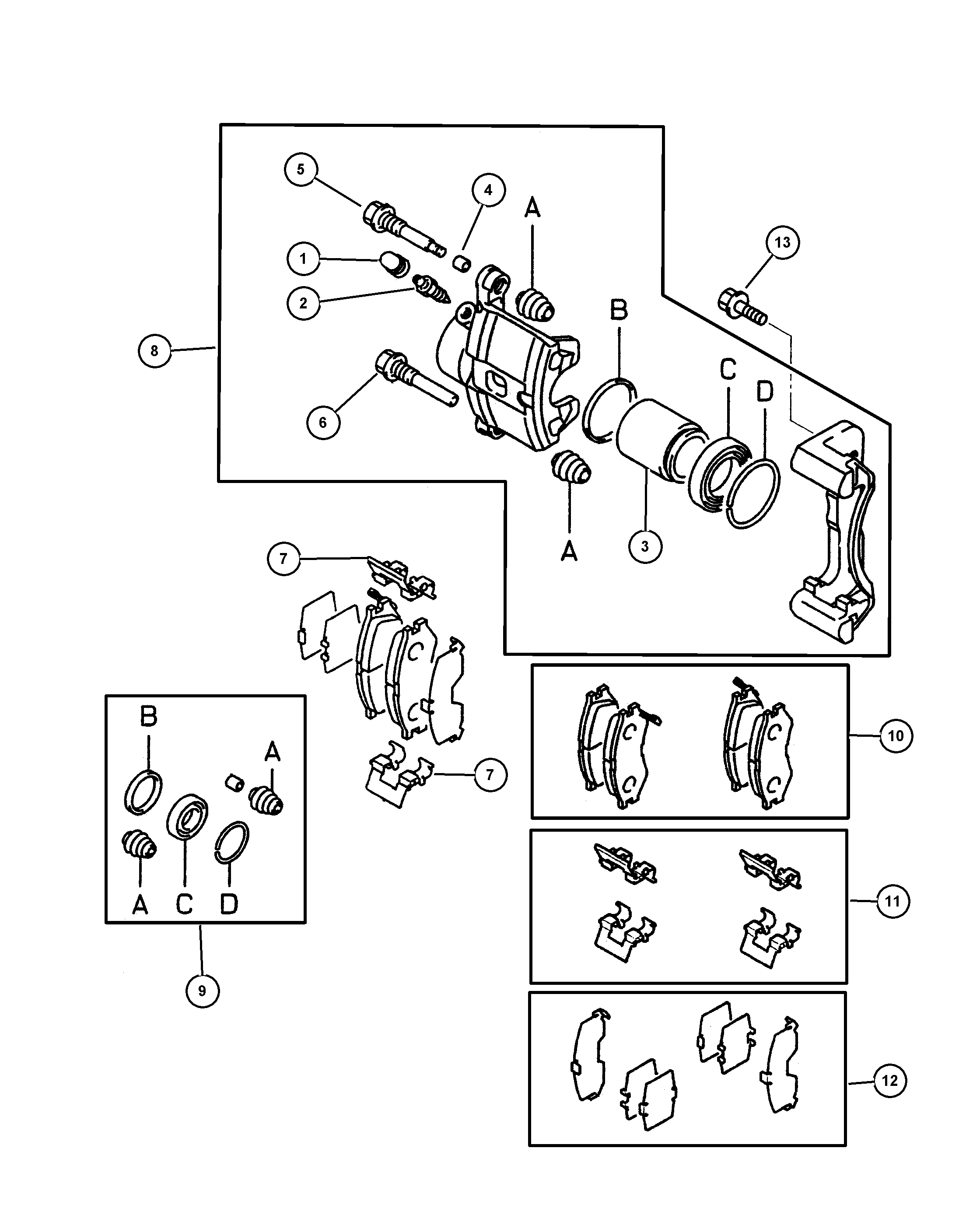 Dodge MR38 9580 - Тормозные колодки, дисковые, комплект parts5.com