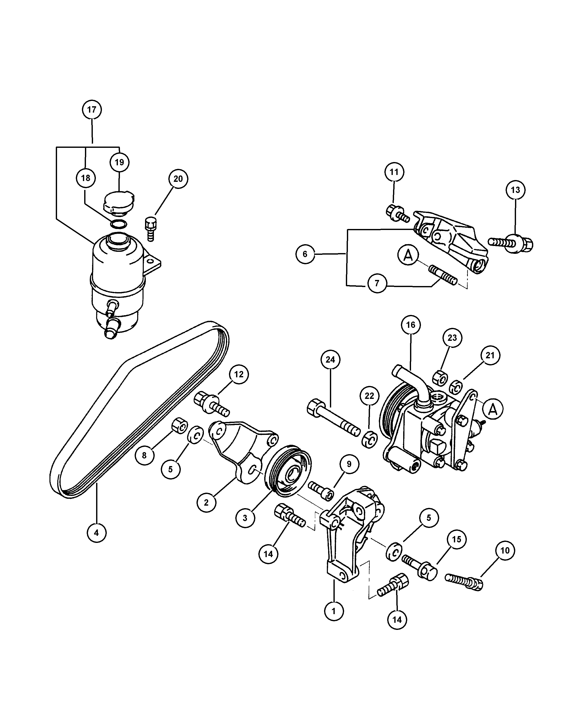 Dodge MD32 2330 - Correa trapecial poli V parts5.com