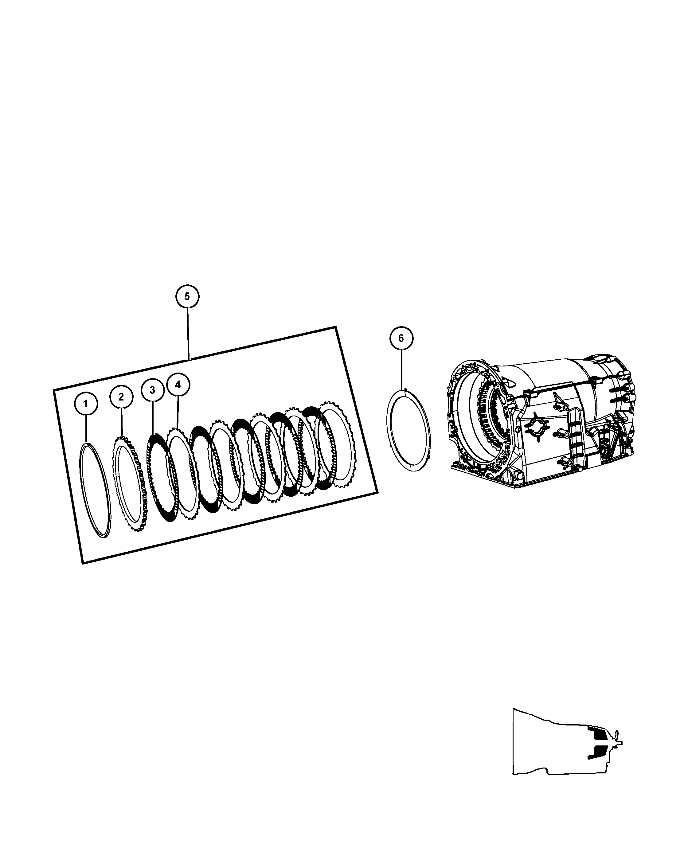 Chrysler 52108 573AA - Ламели, автоматическая коробка передач parts5.com