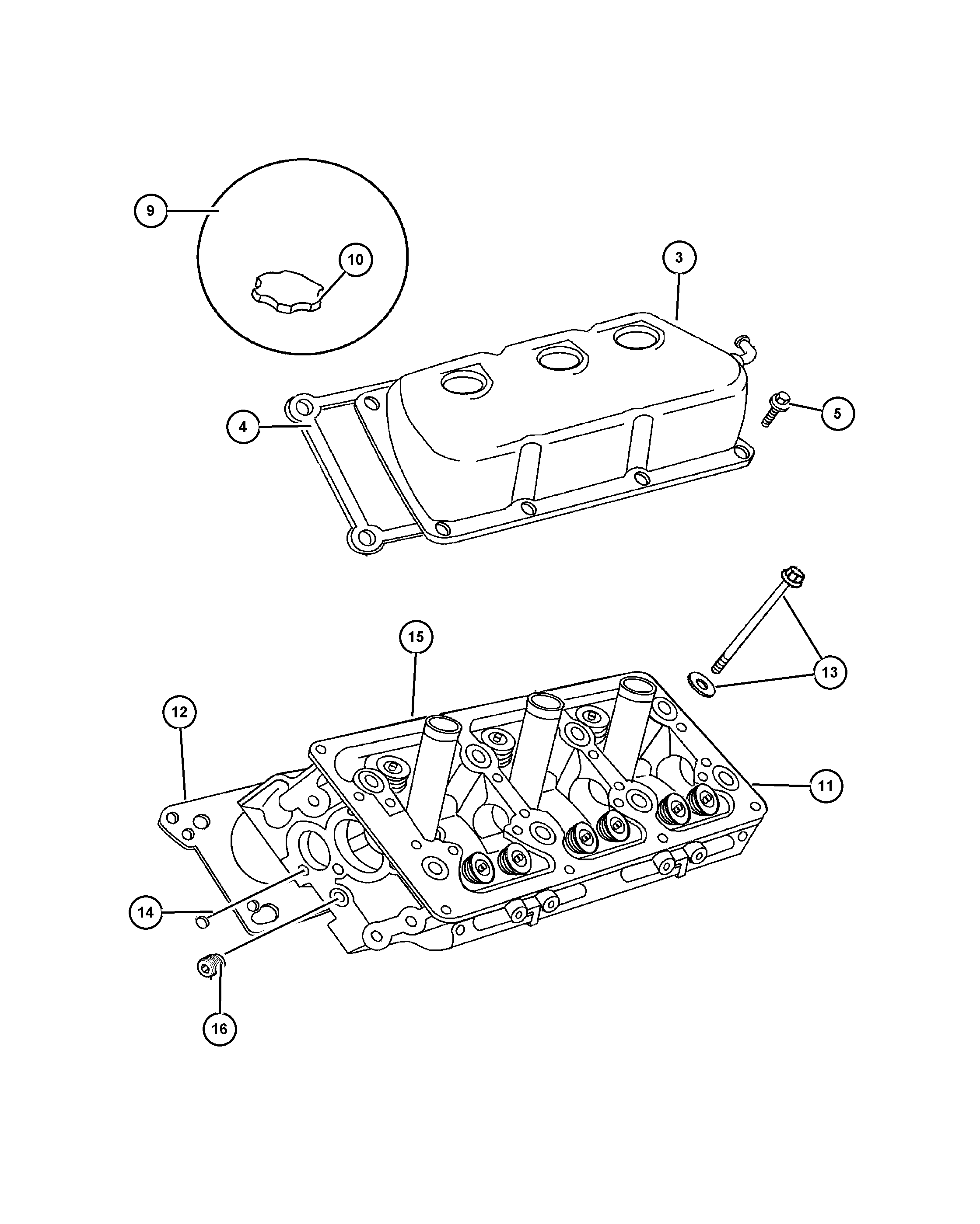 Jeep 4792 752AB - Прокладка, головка цилиндра parts5.com