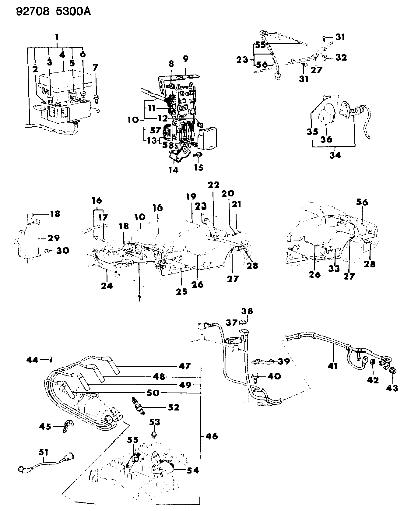 Mitsubishi MD10 2133 - Комплект проводов зажигания parts5.com