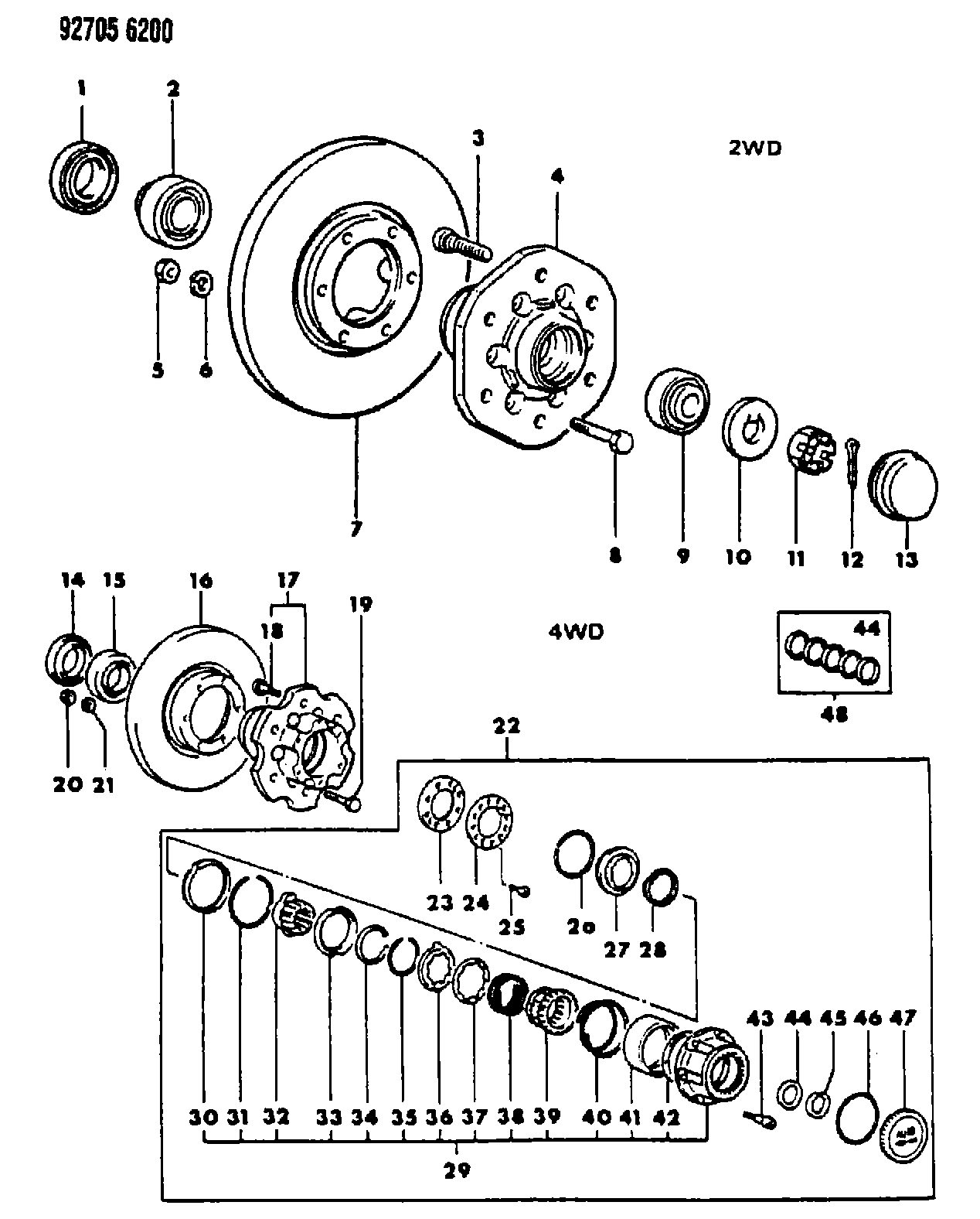 Alfa Romeo MB 109564 - Комплект подшипника ступицы колеса parts5.com