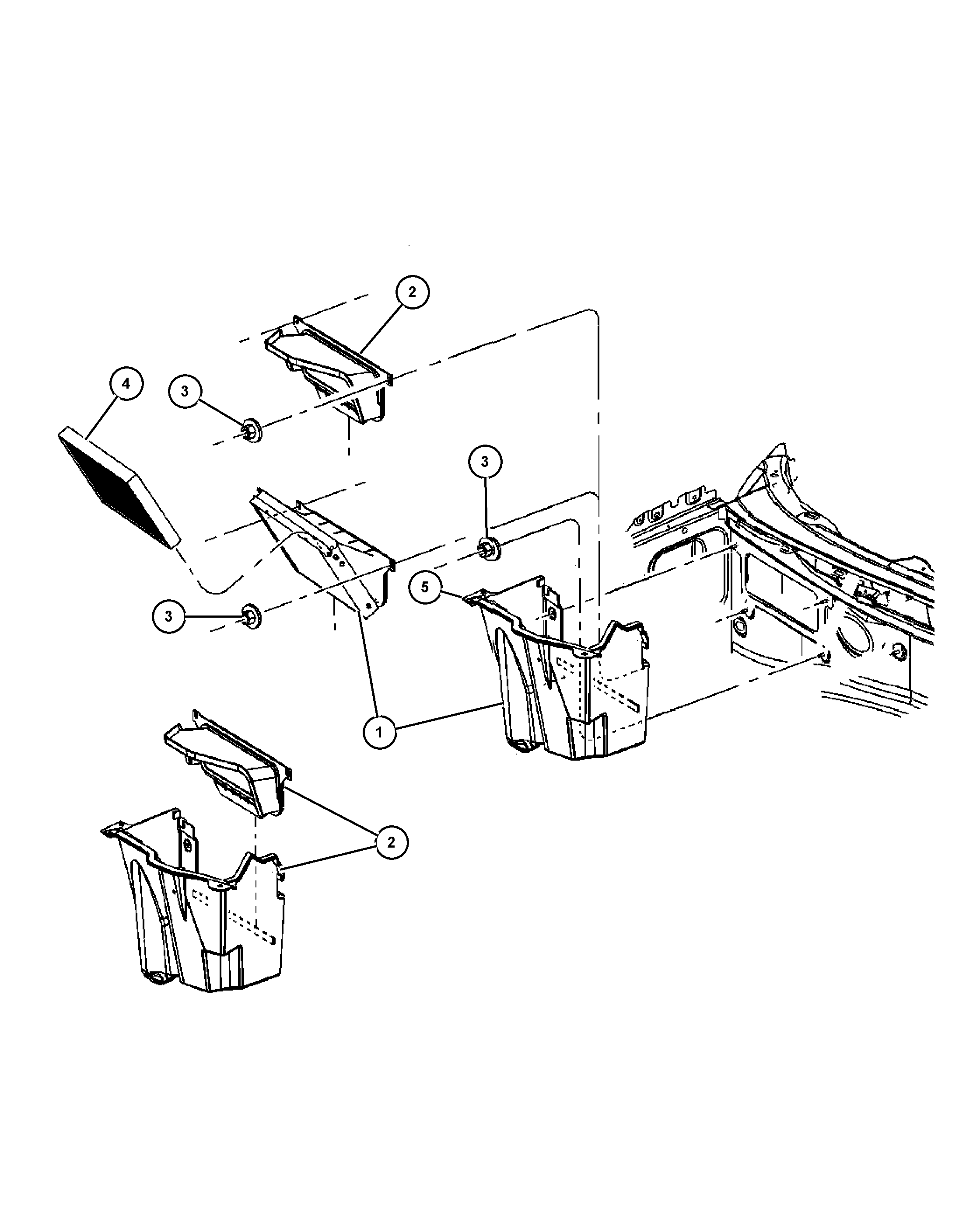 Dodge 4596 501AB - Фильтр воздуха в салоне parts5.com