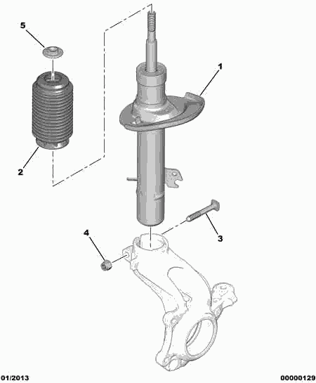 CITROËN 5036.23 - Tuerca parts5.com