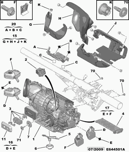 CITROËN/PEUGEOT 6461 L9 - Испаритель, кондиционер parts5.com