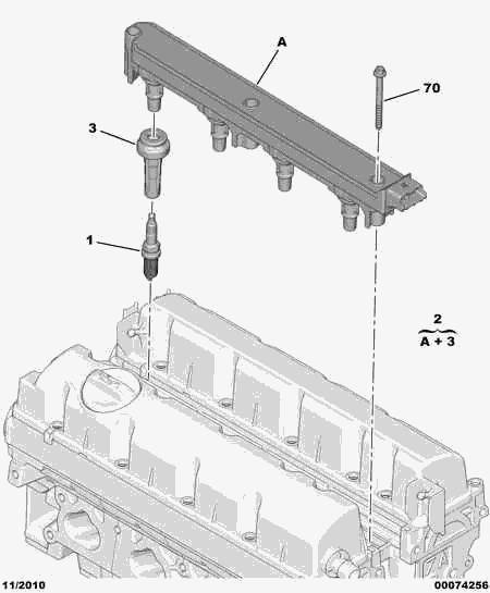 CITROËN/PEUGEOT 5960 E4 - Свеча зажигания parts5.com