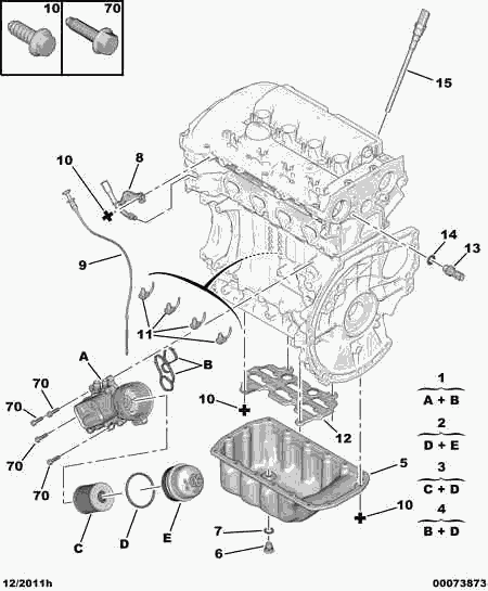 Opel 1103 P7 - Oil Cooler, engine oil parts5.com