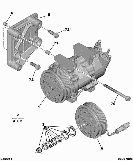 NAZA 6453 LF - Компрессор кондиционера parts5.com