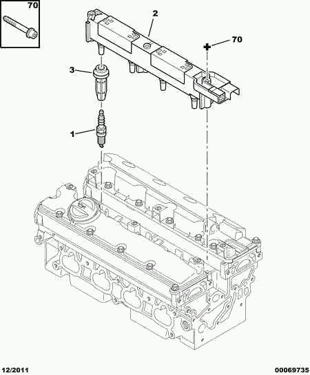 PEUGEOT 5962 5M - Spark Plug parts5.com