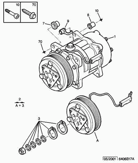 FIAT 6453.LS - Compressor, air conditioning parts5.com