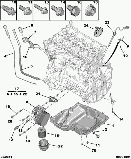 Lancia 98 088 666 80 - Масляный фильтр parts5.com