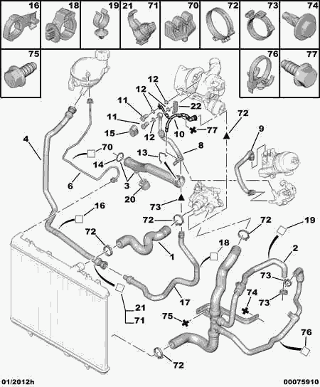 DS 1342.11 - Уплотнительное кольцо, резьбовая пробка маслосливного отверстия parts5.com