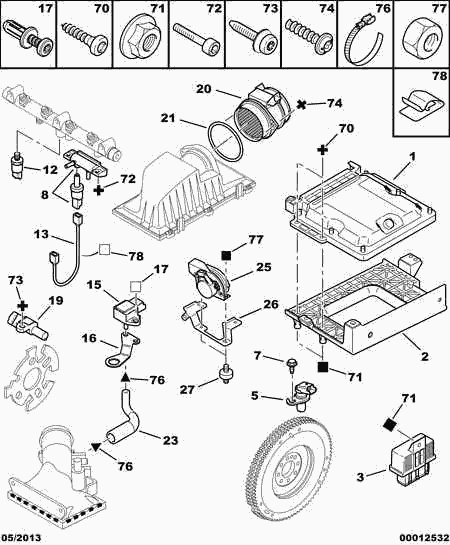 PEUGEOT 1920.AG - Датчик потока, массы воздуха parts5.com