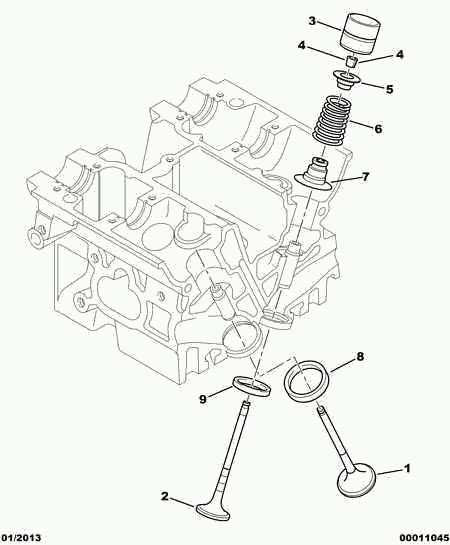 PEUGEOT 0942.48 - Толкатель, гидрокомпенсатор parts5.com