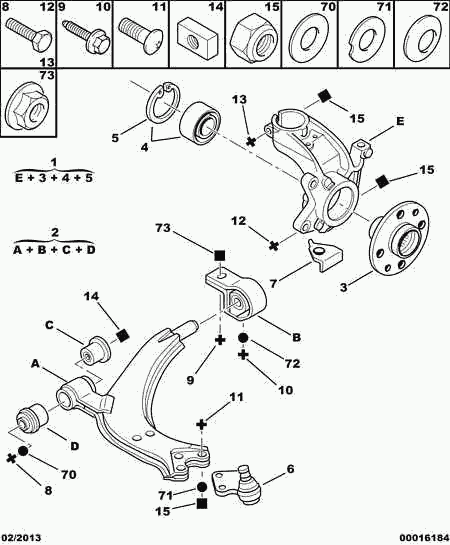 PEUGEOT 3640.51 - Ball Joint parts5.com