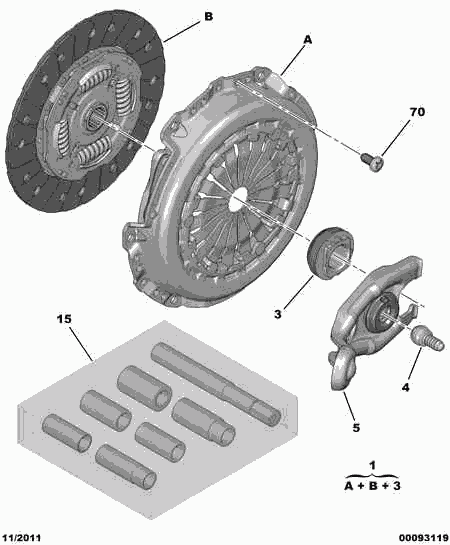 PEUGEOT 16 078 704 80 - Комплект сцепления parts5.com