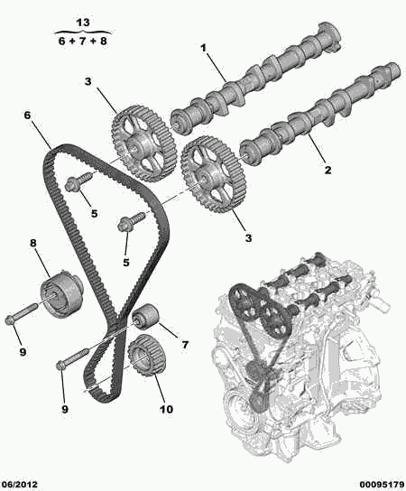 Vauxhall 16 088 881 80 - Комплект ремня ГРМ parts5.com