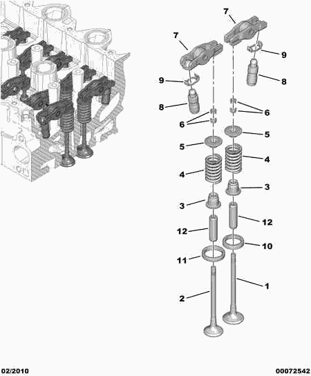 DS 0956 51 - Уплотнительное кольцо, стержень клапана parts5.com