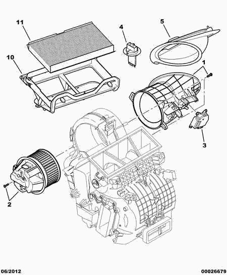 PEUGEOT (DF-PSA) 6447 NT - Фильтр воздуха в салоне parts5.com