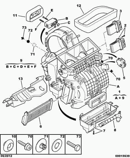 CITROËN 6441 Q8 - Сопротивление, реле, вентилятор салона parts5.com