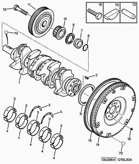 PEUGEOT 0515.R7 - Шкив коленчатого вала parts5.com