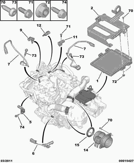 PEUGEOT 1920.GN - Датчик потока, массы воздуха parts5.com