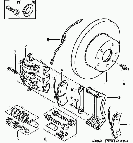 CITROËN 4403 12 - Guide Sleeve Kit, brake caliper parts5.com