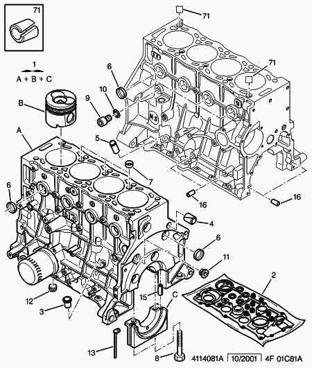 PEUGEOT 0197.X4 - Комплект прокладок, двигатель parts5.com