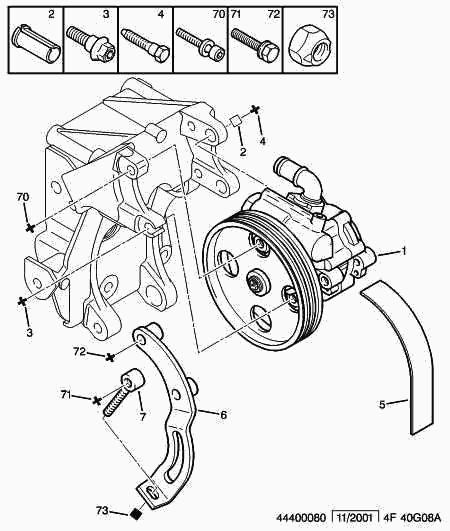 CITROËN 4007 CK - Гидравлический насос, рулевое управление, ГУР parts5.com