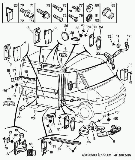 PEUGEOT 9164 31 - Замок двери parts5.com