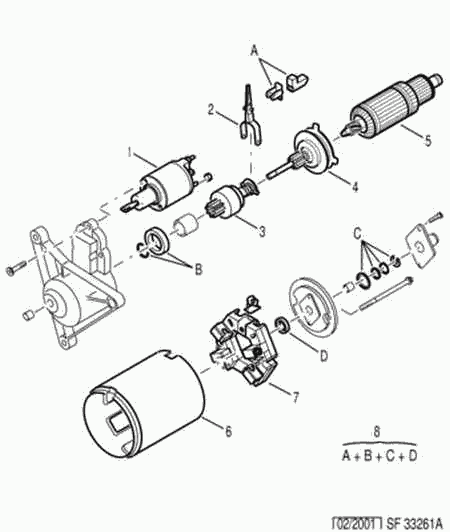 PEUGEOT 5835 B0 - Ведущая шестерня, стартер parts5.com