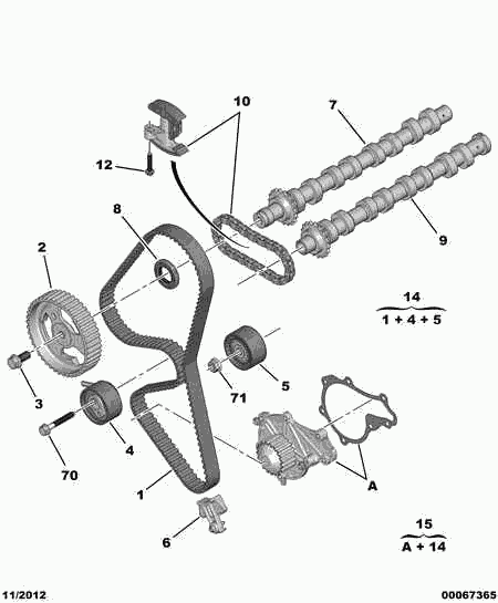 CITROËN 0801.EP - Распредвал parts5.com