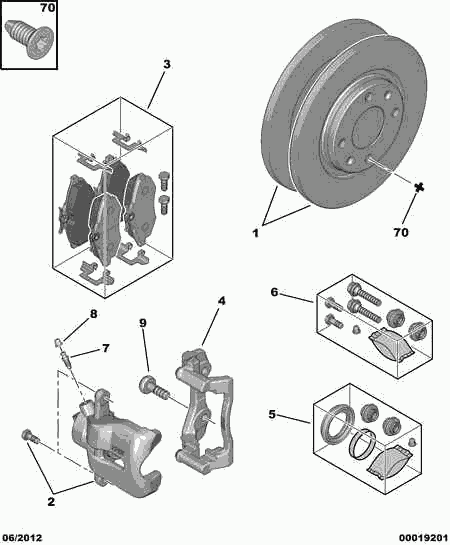 CITROËN 4404 79 - Комплект направляющей гильзы parts5.com