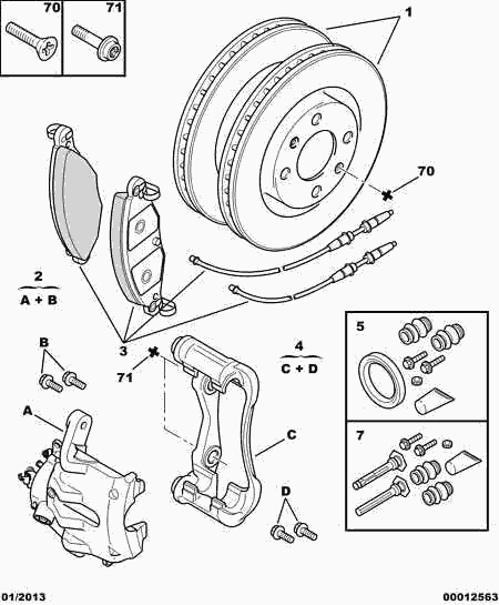 PEUGEOT 4246 W3 - Тормозной диск parts5.com