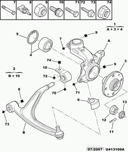 CITROËN 3520.V3 - Track Control Arm parts5.com