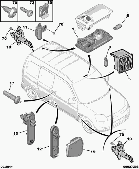 Opel 6 36 685 - Tensioner Pulley, timing belt parts5.com