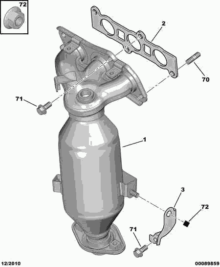 PEUGEOT (DF-PSA) 0342 K8 - Тормозные колодки, дисковые, комплект parts5.com