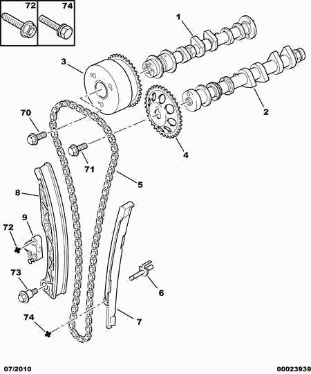 PEUGEOT 0805 G9 - Шестерня привода распределительного вала parts5.com