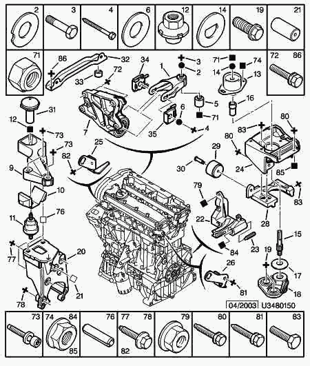 PEUGEOT 1844.77 - Подушка, опора, подвеска двигателя parts5.com