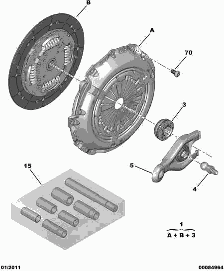 PEUGEOT 2052.Z2 - Комплект сцепления parts5.com