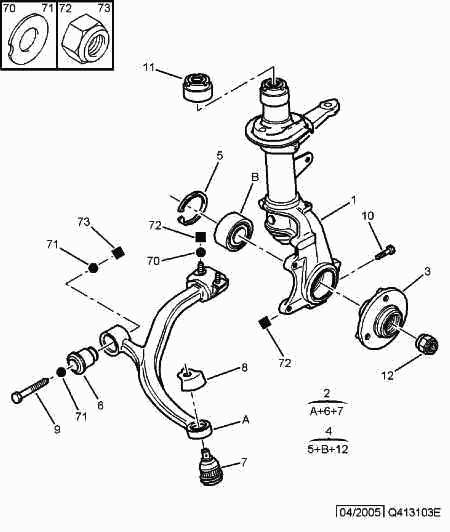 Opel 3 52 352 - Сайлентблок, рычаг подвески колеса parts5.com