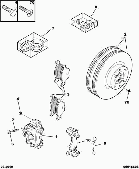 PEUGEOT 95 661 747 - Тормозной диск parts5.com