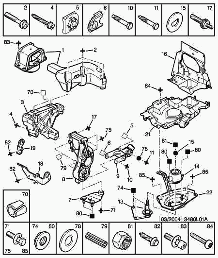 CITROËN 1807.Y9 - Подушка, опора, подвеска двигателя parts5.com