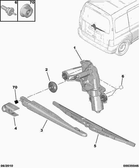 CITROËN 6426 SF - Limpiaparabrisas parts5.com