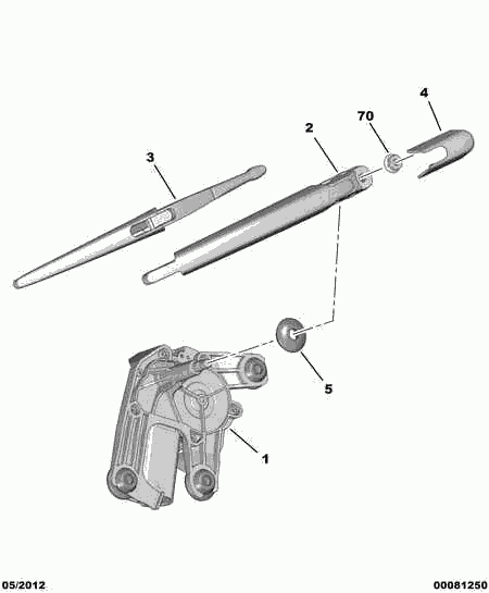 CITROËN 6423 E2 - Щетка стеклоочистителя parts5.com