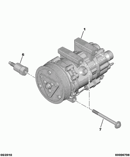 PEUGEOT 6453.QP - Компрессор кондиционера parts5.com